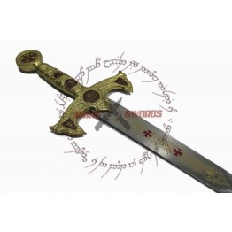 Gold Deluxe Knights Templar Sword of Spain